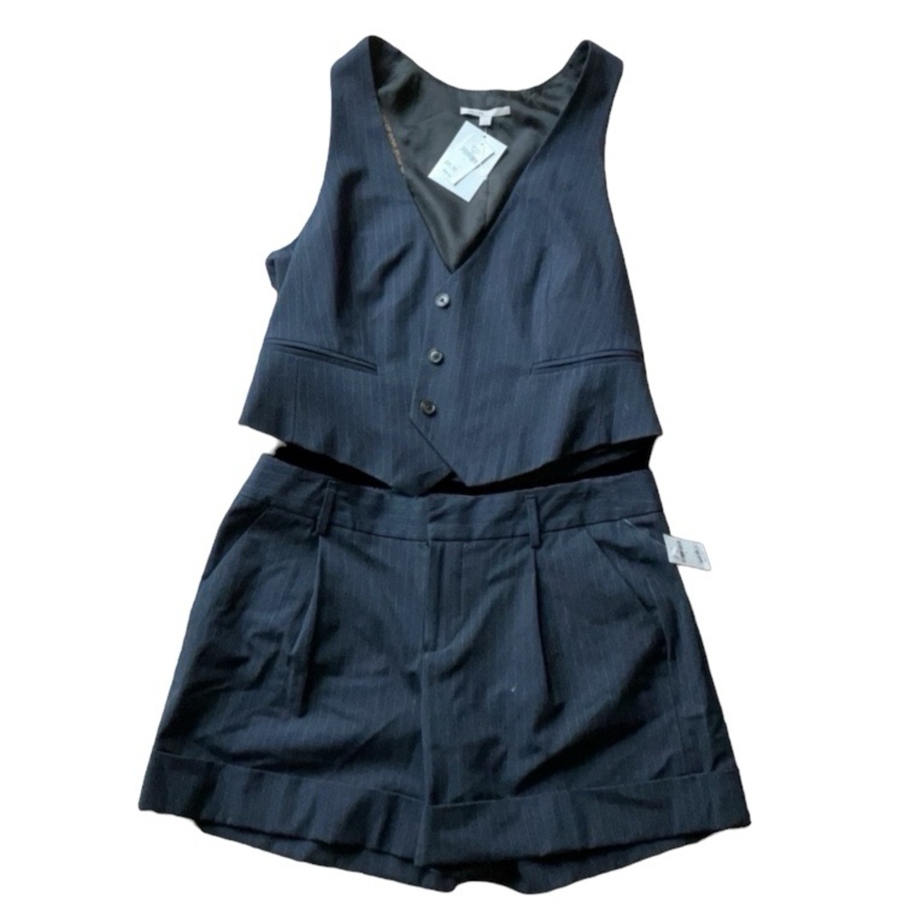 Gap Pin Stripe Vest/Shorts